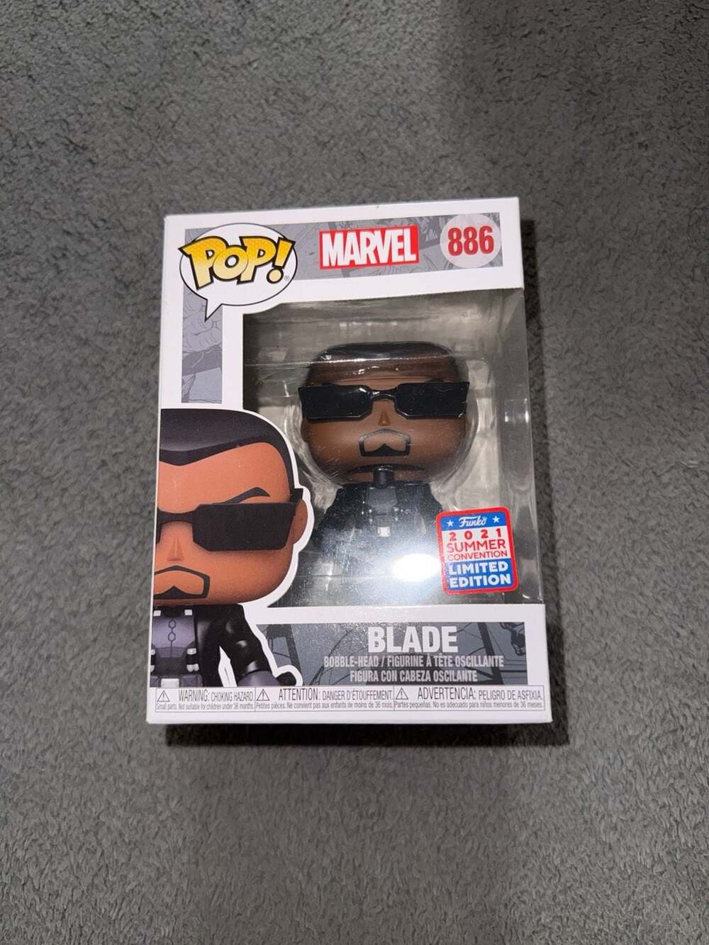 Funko Pop! Marvel Blade #886 2021 Summer Convention Limited Edition